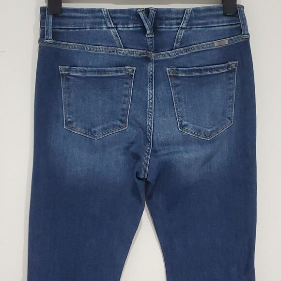 KANCAN dark wash 30x34 extreme boot cut high rise jeans - Picture 4 of 8